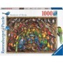 Puzzle Curcubeu De Pasari, 1000 Piese Ravensburger - 2
